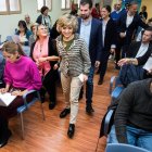 Carcedo y Tudanca, ayer en la jornada organizada en Burgos. RICARDO ORDÓÑEZ