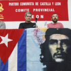 Un momento de la conferencia del periodista cubano Enrique Ubieta.