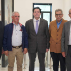 Integrantes de la junta directiva de la Asociación para la Prevención Cardiaca con el doctor García Porrero. J. NOTARIO