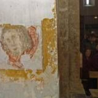 Imagen de una de las pinturas medievales halladas en una pared de la iglesia de Villanueva