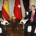 José Luis Rodríguez Zapatero, junto al primer ministro de Turquía, Recep Tayyip Erdogan.