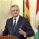 El fiscal general del Estado, Eduardo Torres-Dulce, durante su estancia ayer en Logroño.