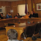 Los mineros llevaron ayer su reivindicación al Ayuntamiento de Bembibre.