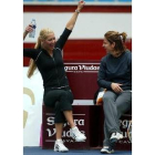 ...y al final, las risas con Arantxa, antes de irse al amuerzo.