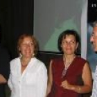 De izquierda a derecha, Alonso, Cordero, Santiago y el editor de la obra, Manuel Ramos