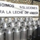 Una de las últimas movilizaciones a causa de los precios de la leche en la provincia.