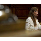 Alicia Sánchez-Camacho, en una sesión del Parlament.