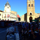 La Plaza Mayor de la localidad se llenó de público durante las dos jornadas.