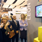 El expositor de León en Fitur recibió muchas visitas y estaba muy bien situado.