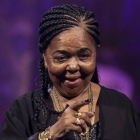 Cesária Évora, durante un concierto en el Palau de la Música de Barcelona el año pasado.