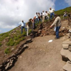 Imagen de las excavaciones en la vía Carisa.
