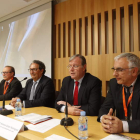Andreu Foraster, Juan Luis Burón, Antonio Silván y Mario Prieto. JESÚS F. SALVADORES