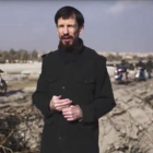 John Cantlie, en uno de los vídeos propagandísticos del Estado Islámico.