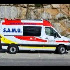 Una ambulancia del Samu de la Comunidad Valenciana.