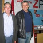 El secretario provincial, Miguel Martínez, junto a Alfredo García Alonso