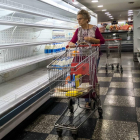 Supermercado vacío en Venezuela