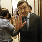 El portavoz parlamentario del PP, Rafael Hernando. PACO CAMPOS