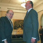 El rey Juan Carlos y Jordi Pujol, en el 2003.