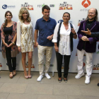 Responsables, participantes y el presentador de la segunda etapa de este programa.