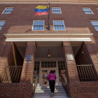 Vista de la embajada de Venezuela en Washington, EEUU.