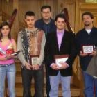 Ángeles Varela, Félix López, Ibán García, Carlos Sánchez y Mario García