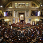 Vista general del hemiciclo, cuyos sillones son muy pretendidos en los partidos. JUAN CARLOS HIDALGO