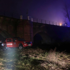 Estado en el que quedó el coche tras el accidente.