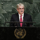El ministro de Exteriores, Alfonso Dastis, en la ONU.