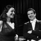El tenor bañezano Javier Alonso y la pianista canaria Ainoa Padrón, autores del disco.