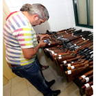 La exposición se abrió ayer al público.