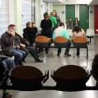 Sala de espera en la unidad del dolor del Hospital de León, en una imagen de archivo tomada el pasado mes de marzo.
