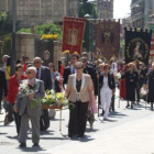 Un momento del desfile de las cofradías.