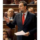 Rajoy se enfrentó con Zapatero por las cifras económicas