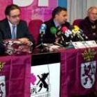 Javier Chamorro, Joaquín Otero y Manuel Arias, ayer, en la sede