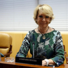 Aguirre compareció ayer en la comisión sobre la corrupción de la Asamblea de Madrid
