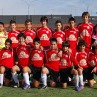 Formación del equipo de San Andrés que milita en la 1.ª División Provincial Infantil.