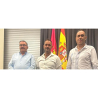 Roberto Aller, Emilio Martínez y Valentín Martínez, recién elegidos. DL