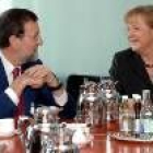 Rajoy se entrevistó ayer con la canciller alemana Merkel