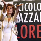 La actriz italiana Sofía Loren. DANILO SCHIAVELLA