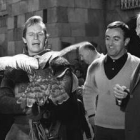 Con Rodríguez de la Fuente y Pidal, en el rodaje de «El Cid» en 1961