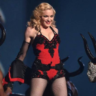 Madonna en los premios Grammy, una de sus primeras apariciones tras lanzar su nuevo disco.