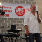 El secretario regional de la FIA-UGT, Manuel López.