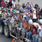 Los miles de hondureños que han salido desde el pasado 13 de octubre se han dispersado en México.