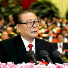 El expresidente Jiang Zemin, durante una conferencia en 2002.