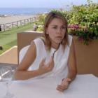 Dolores de Cospedal concedió la polémica entrevista a la Agencia Efe en Marbella.