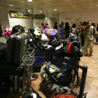 Maletas perdidas en el aeropuerto de Barcelona.