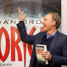 Dan Brown, en la presentación de Origen en la Feria del Libro de Fráncfort.