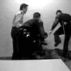 Vídeo grabado sobre la agresión de cuatro «mossos» a un detenido