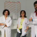 Yolanda Zapico,  Pilar Álvarez y José María Pelayo-Terán. LUIS DE LA MATA