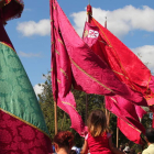 Los pendones también protagonizan estas jornadas.